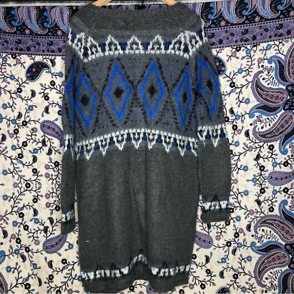 Free People nordic mohair duster sweater - Picture 2 of 7